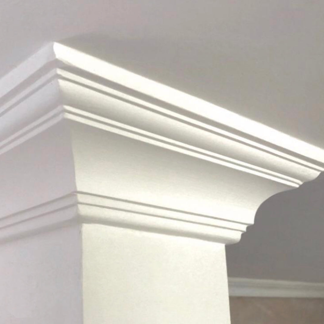 Coving Traditional Regency Plaster Coving 80mm MPC054 | Plaster Ceiling Roses