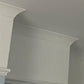 Plain plaster coving in natural lighting