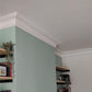 example of plaster cornice with shelving 
