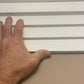 Art Deco 4 Step Plaster Cornice 50MM Drop with hand to show size