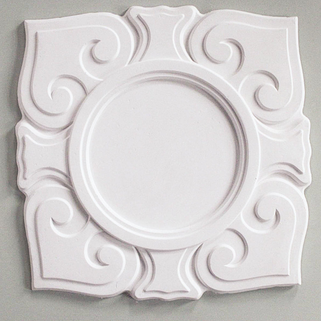 Square Art Nouveau Ceiling Rose 560mm | Plaster Ceiling Roses