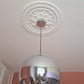 Ornate Victorian Plaster Ceiling Rose from below