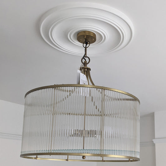 Classic Plaster Ceiling Rose in large room