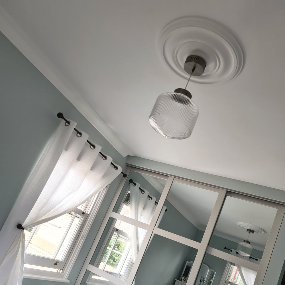 Medium Sized Ceiling Rose in bedroom