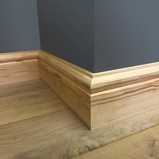 image showing Antique Victorian Skirting board 117mm x 21mm