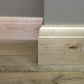 section of Victorian style Timber Skirting Board - 168mm x 21mm