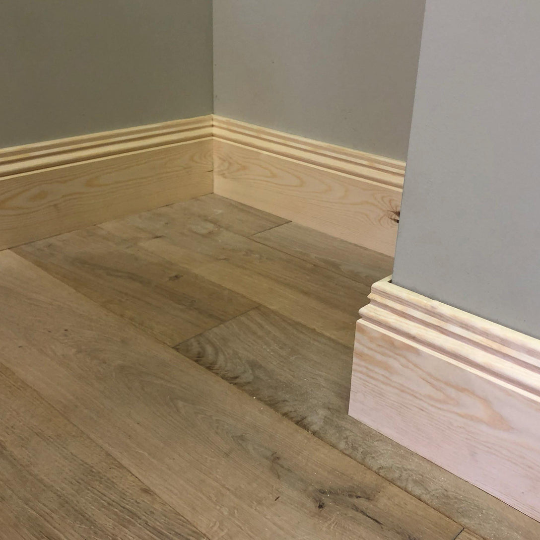 image showing large ogee skirting board fitted 