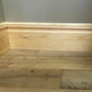 aspect of Nine Inch timber Skirting Board straight section 215mm x 21mm 