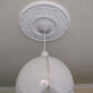 photo of small palmette plaster ceiling rose