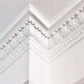 a section of floral Victorian Plaster Cornice - 235mm Drop 