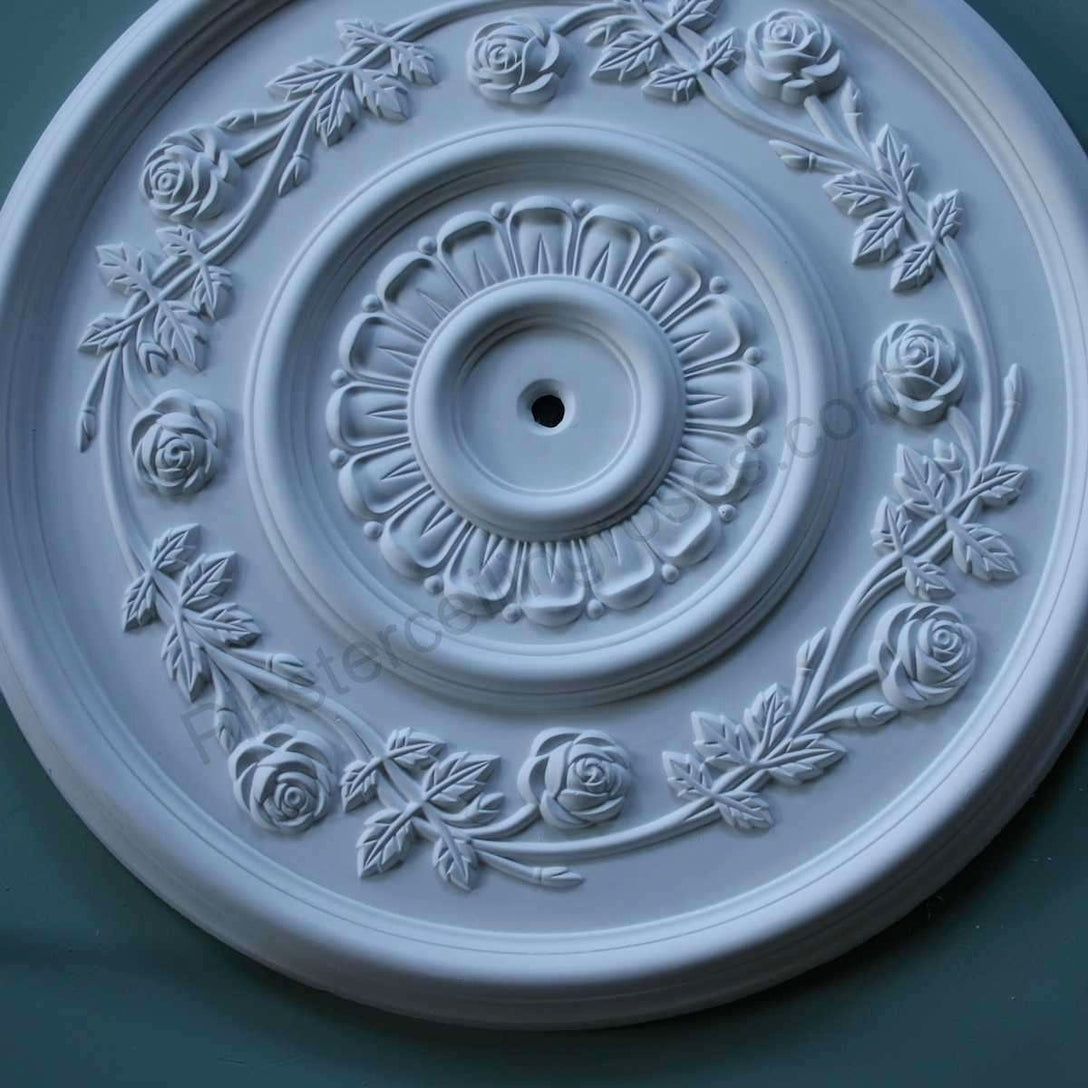 Rose Pattern Plaster Ceiling Rose details