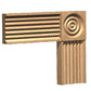 digital image showing Timber Corner Block details 71mm x 71mm x20mm 