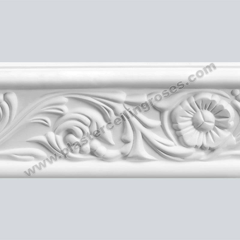 Floral Dado Rail technical close-up