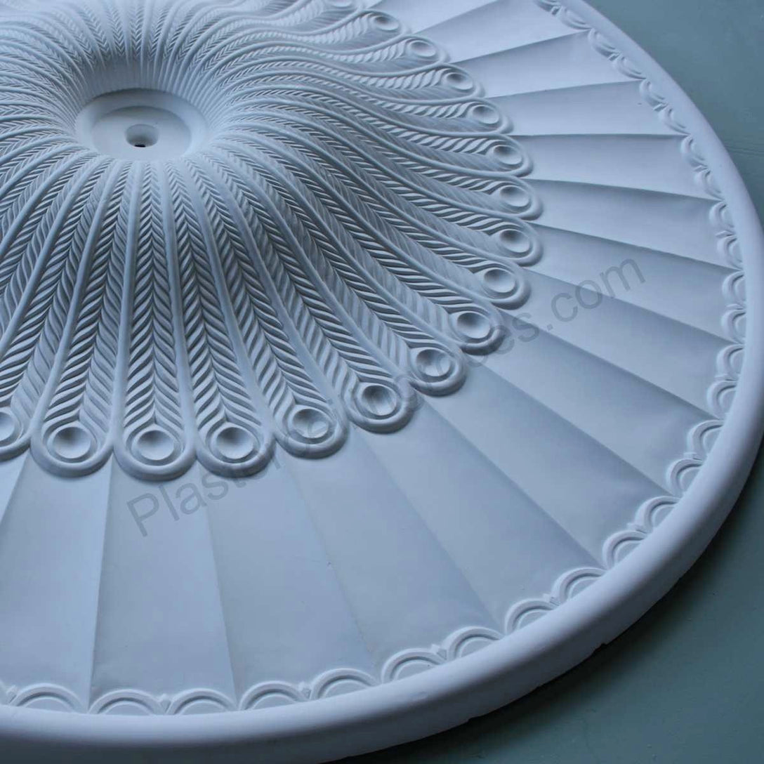 Georgian XL Plaster Ceiling Rose edge