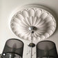 close up photo of Art Deco Floral Plaster Ceiling Rose 680mm dia. 