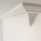 image shows victorian Plaster Coving end section - 110mm Drop 