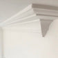 image shows victorian Plaster Coving end section - 110mm Drop 