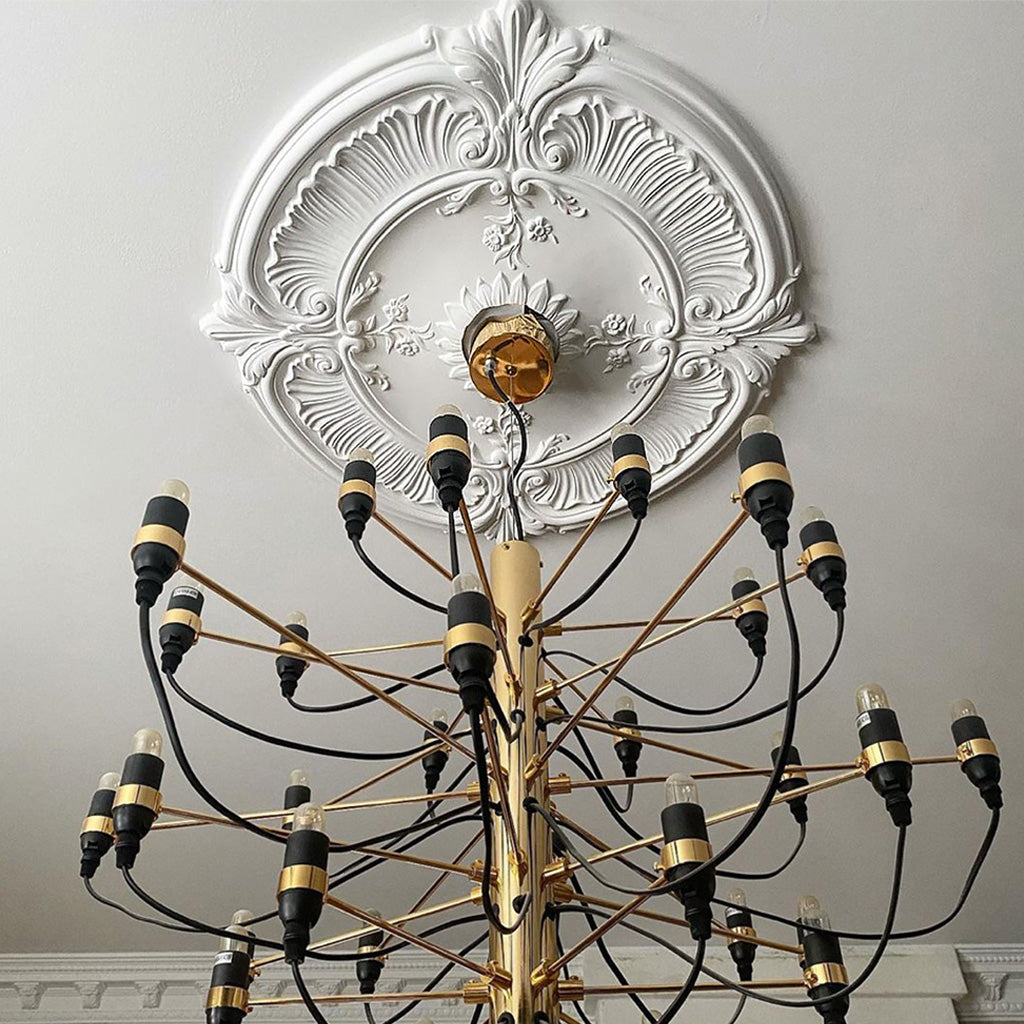 French Style Plaster Ceiling Rose in main room