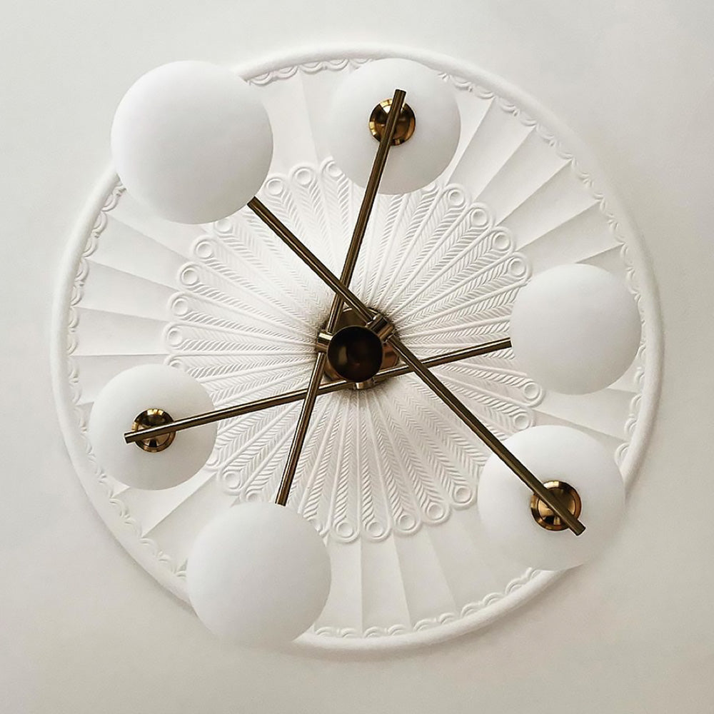 Georgian Plaster Ceiling Rose from below