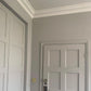 example of Victorian style plaster cornice in a modern home 