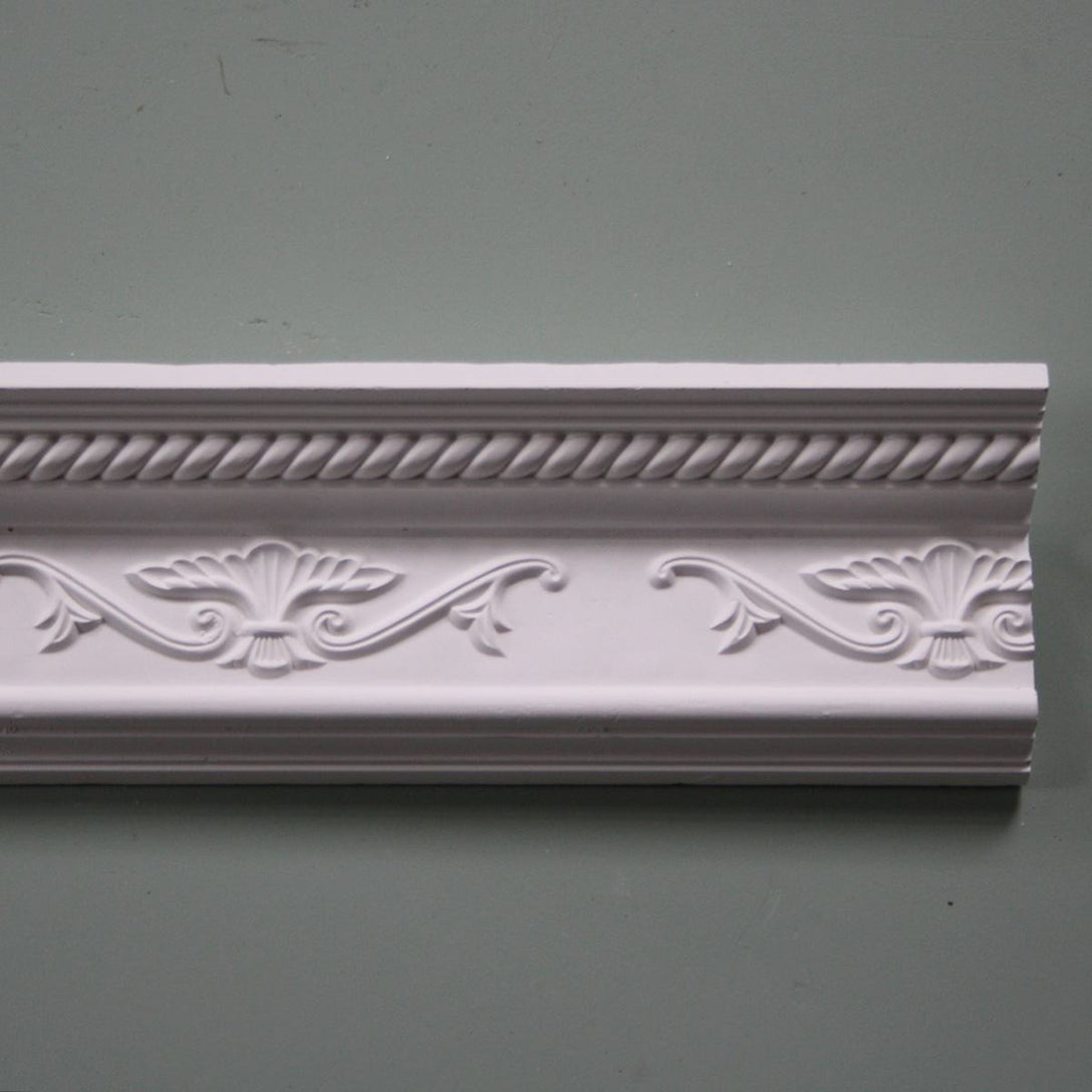 Ornate Georgian cornice detailed display