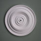 Medium Sized Ceiling Rose against dark ceiling