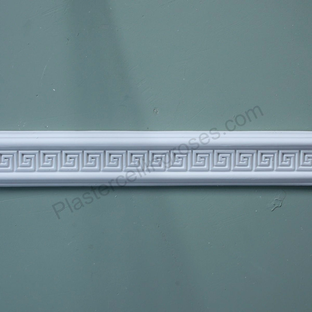 Plaster Dado Rail Greek Key overview of pattern