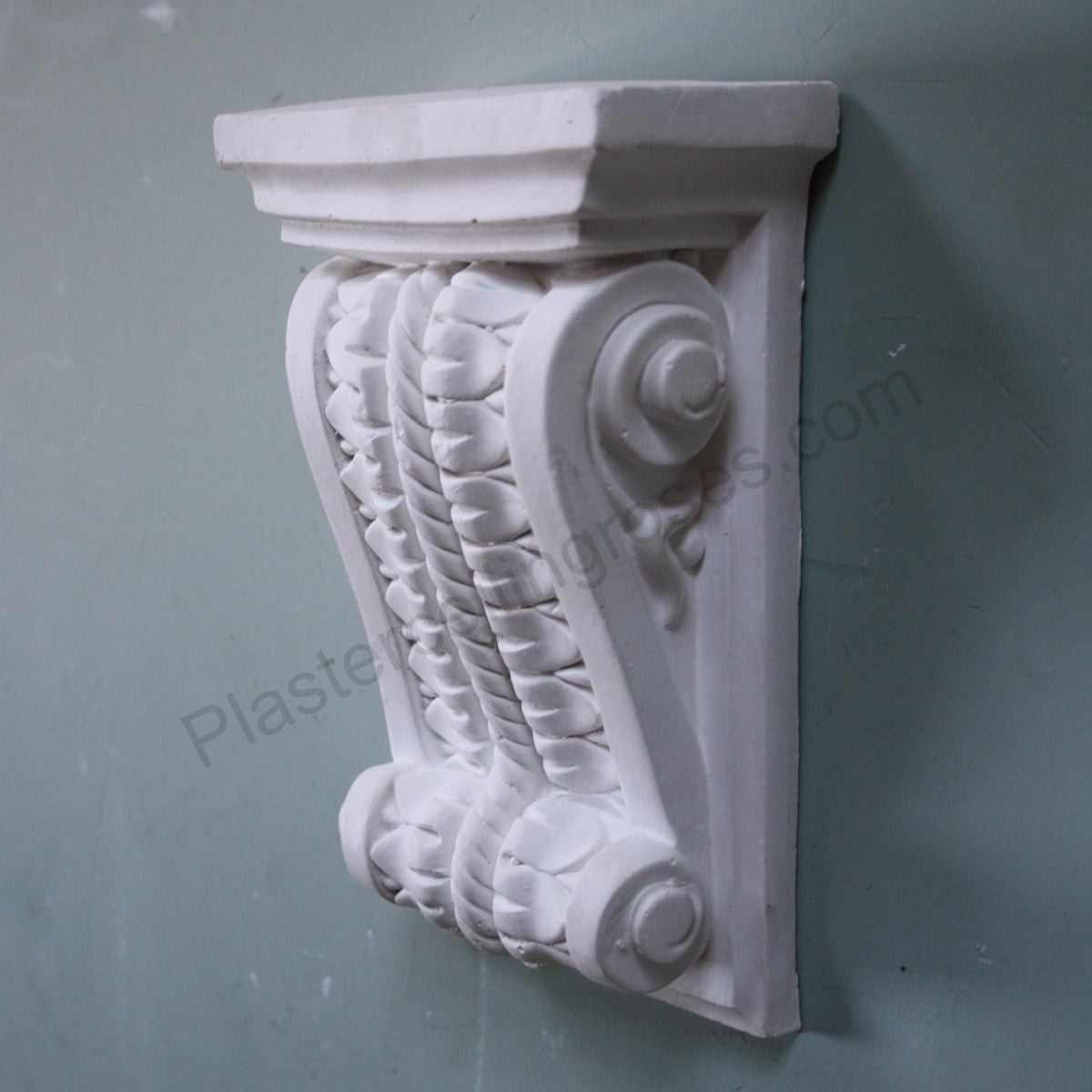 Small Decorative Plaster Corbel from side angle