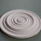 close up photo showing Small Plaster Ceiling Rose details 230mm dia. 