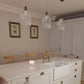 Victorian Swan Neck coving in kitchen