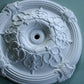 detailed photo showing Victorian Gothic Plaster Ceiling Rose close up 680mm dia. 