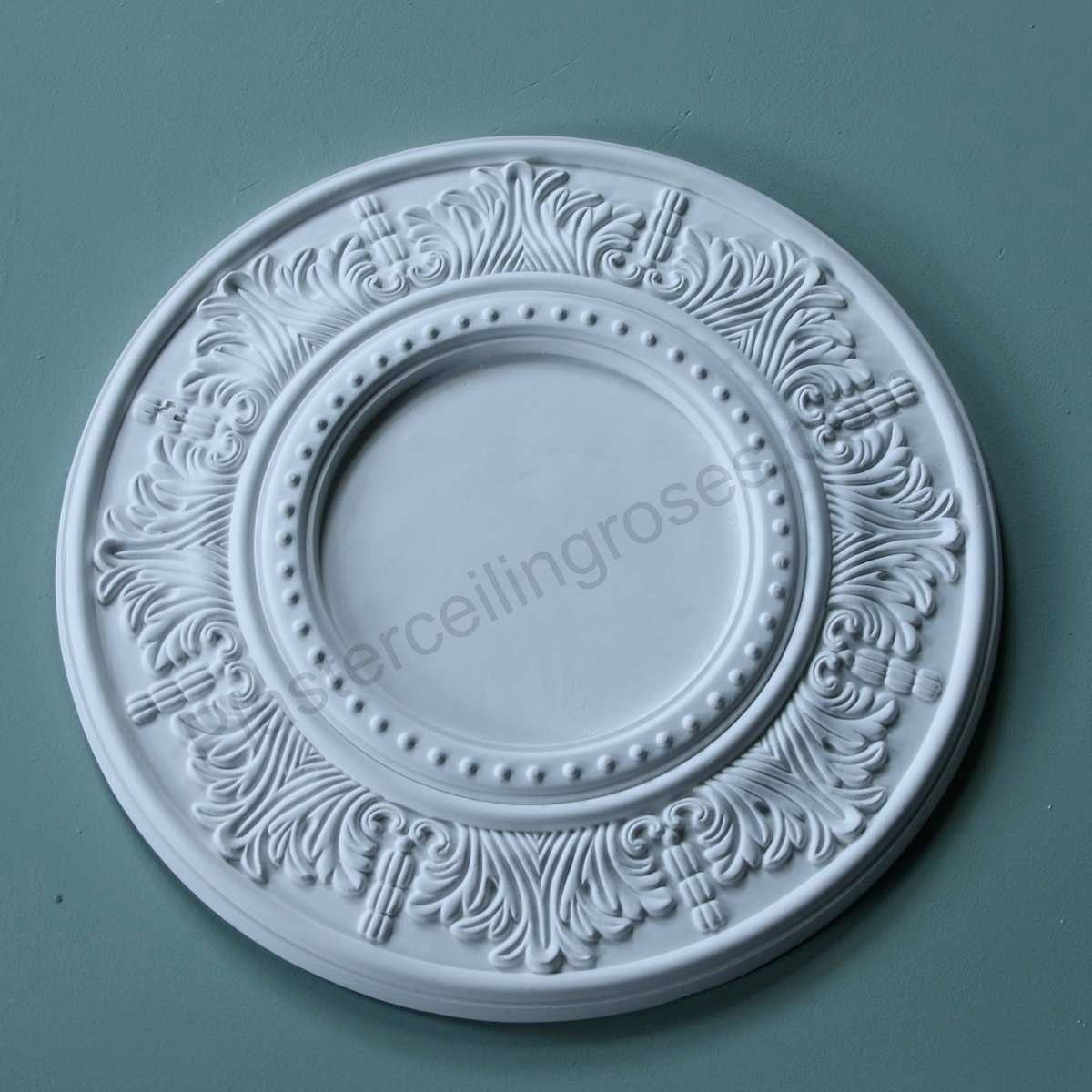 photo of Small Palmette victorian style Plaster Ceiling Rose 330mm diameter