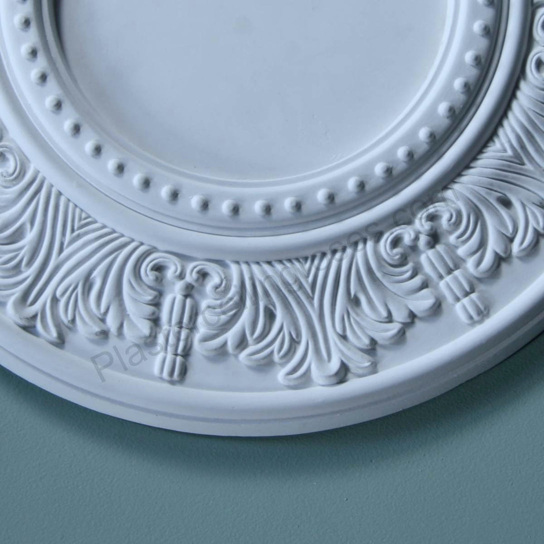 Small victorian style Palmette Plaster Ceiling Rose 330mm dia.